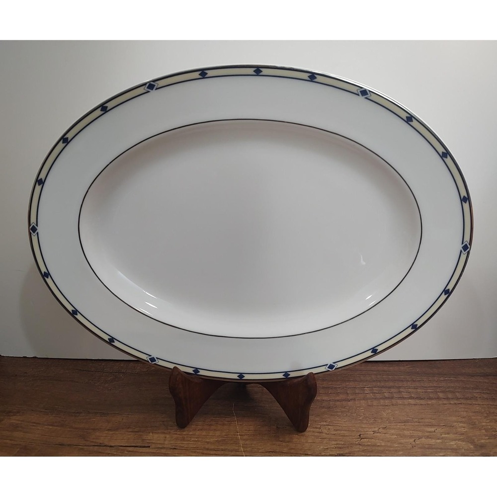 Doulton & Company St. Andrews Geometrix 14.5" Serving Platter Discontinued EUC